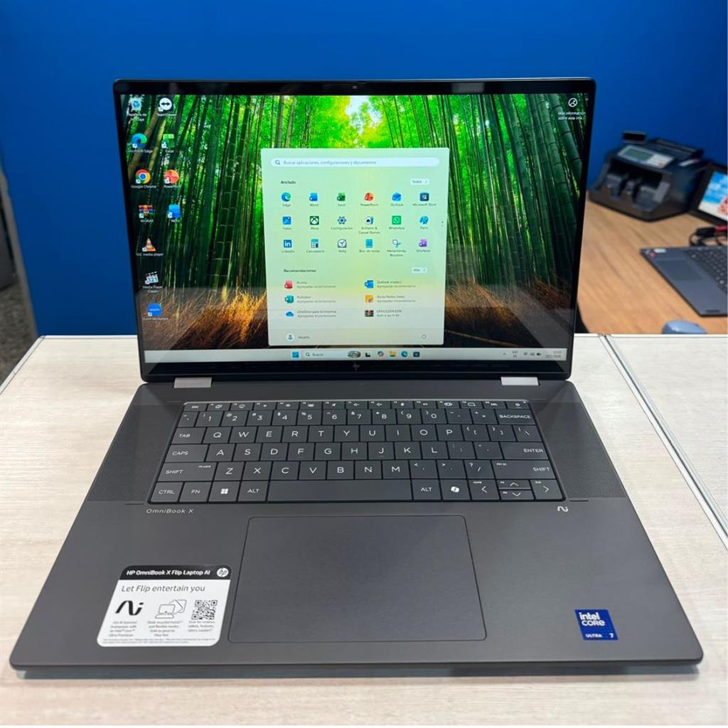 HP OmniBook X Flip 16 Intel Core Ultra 7 256V 16GB RAM 1TB SSD Pantalla 16" FHD IPS Touch 360°